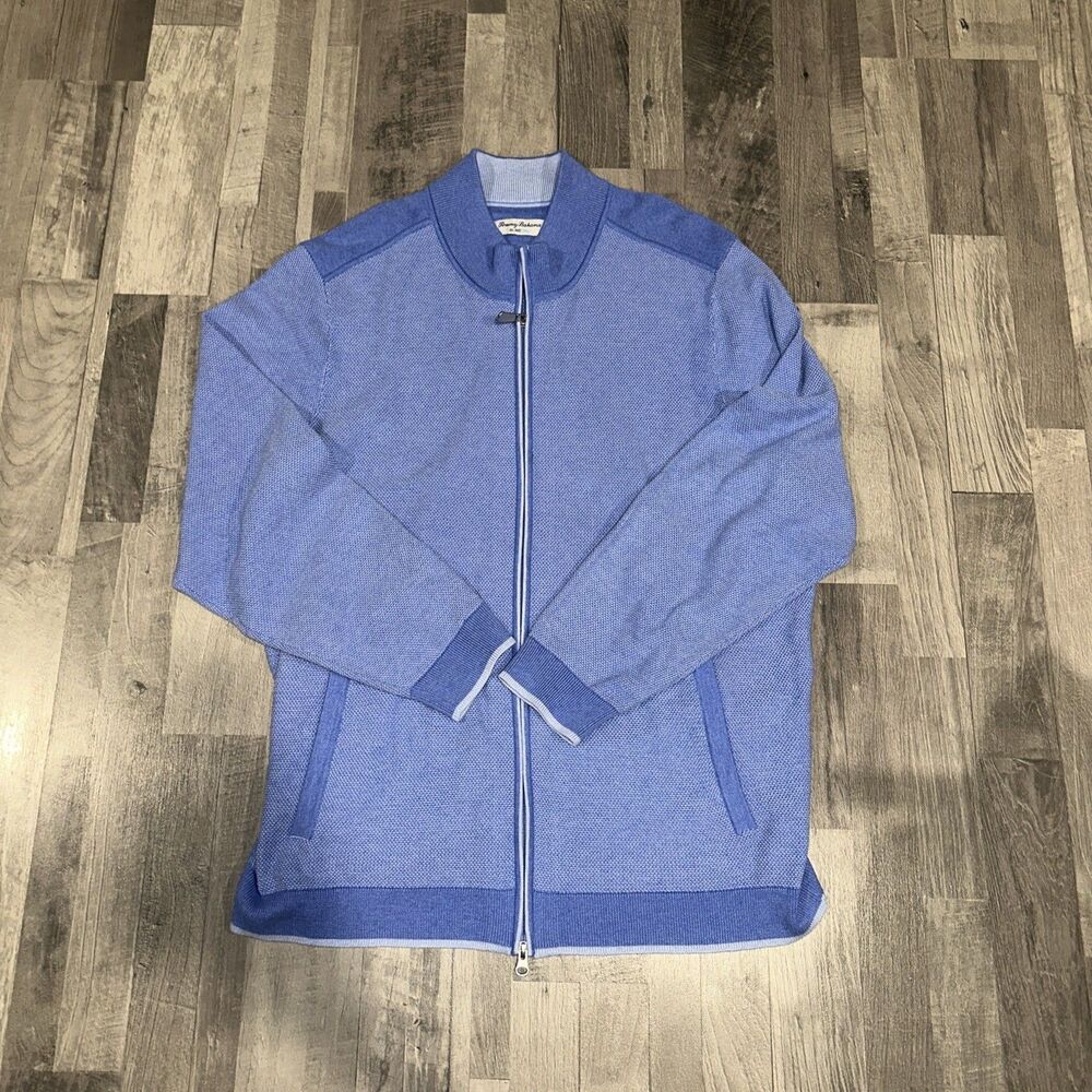 Tommy Bahama Big & Tall Coolside F/Z Sweater Jacket Men's Size XL